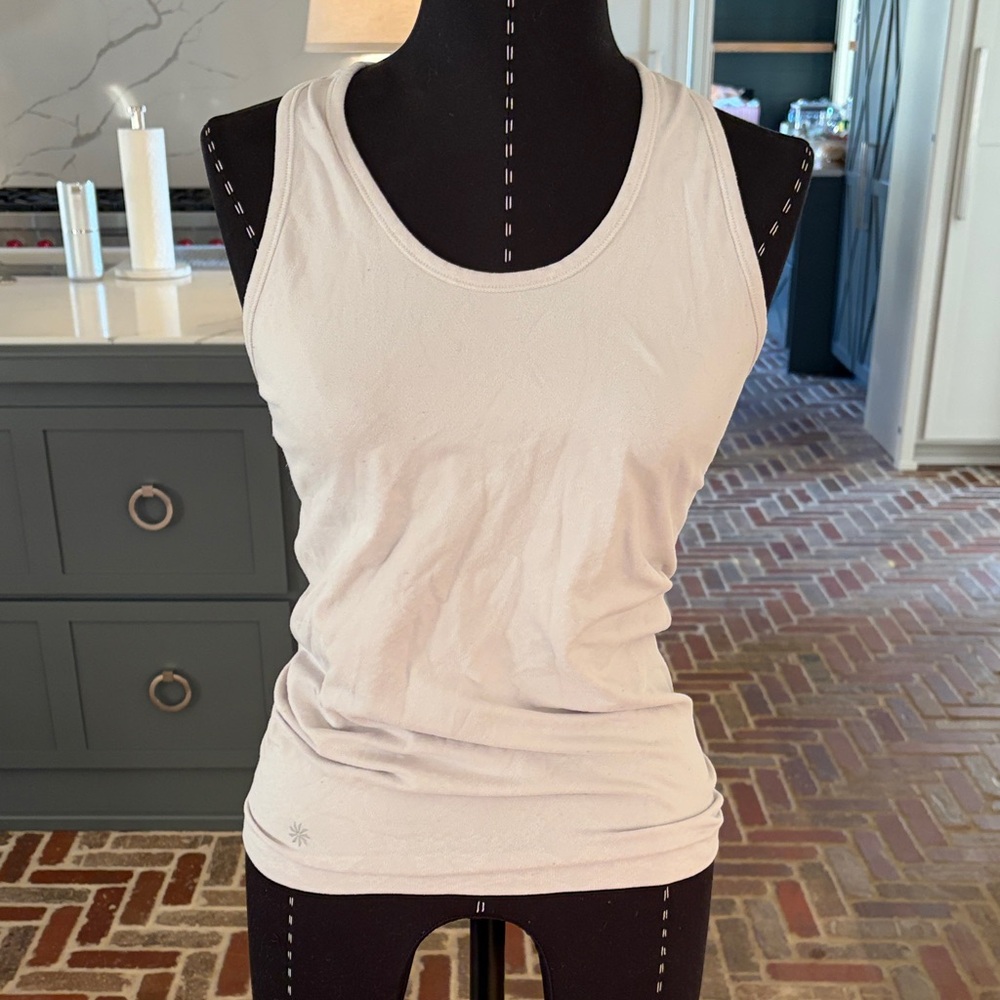 Athleta Speedlight Snake skin Tank in delicate pink